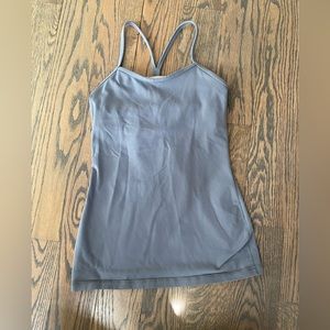Lululemon grey power y tank